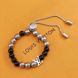 LOUIS VUITTON MONOGRAM BEADS bracelet unisex couple's style